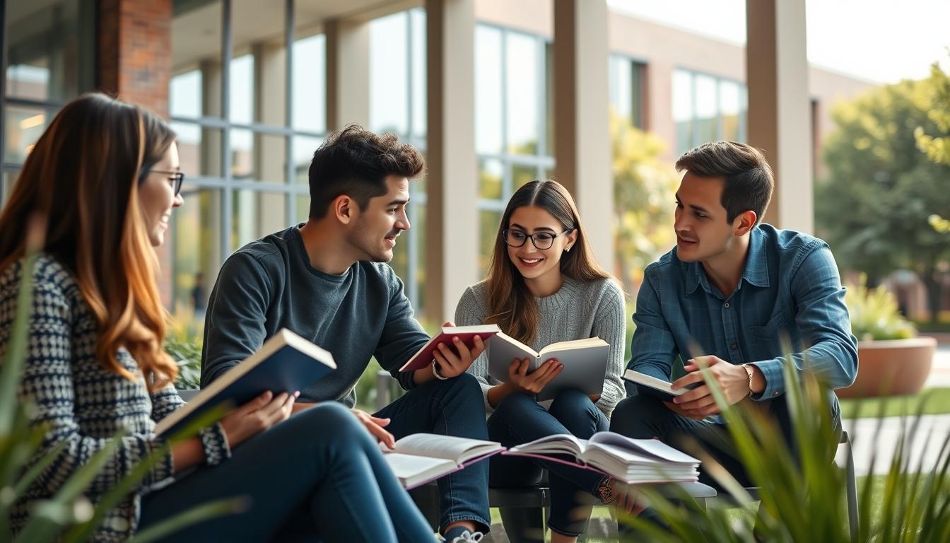 Student developing practical and academic skills